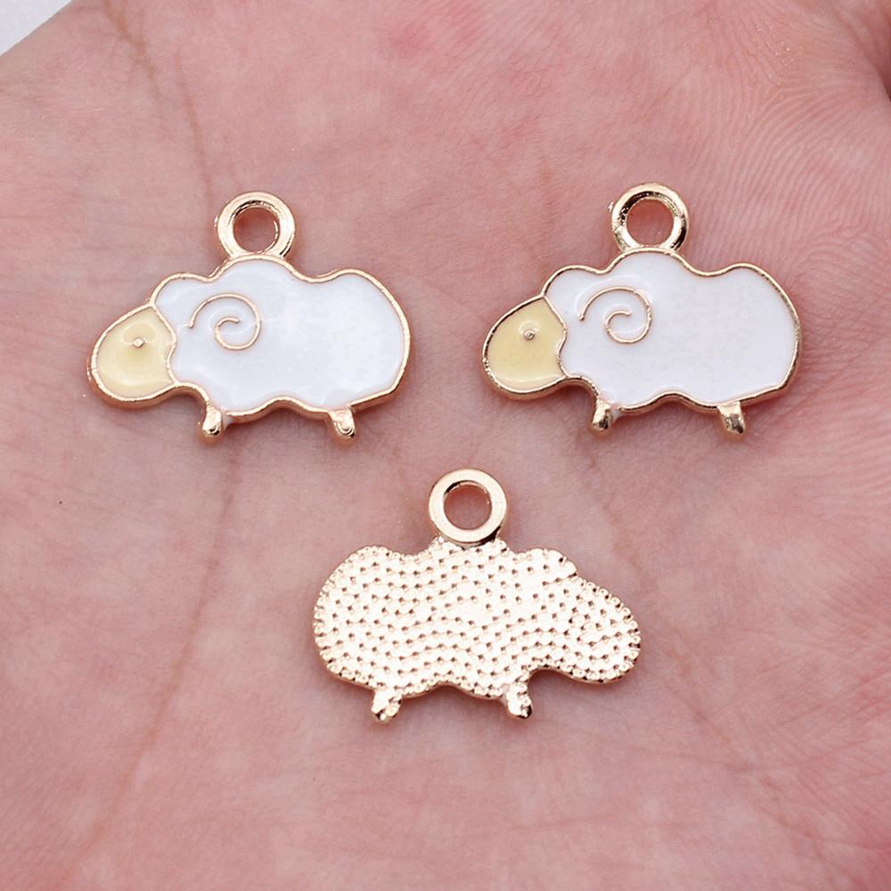 Charms Flamingo Mermaid Enamel Pendants Wedding Jewelry Findings QC054