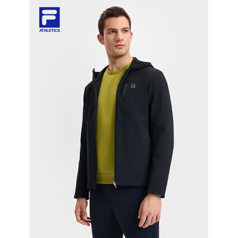Мужская спортивная куртка с капюшоном FILA, тканая 2XL