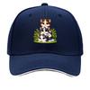 Cute Three Little Cats Stacked Together Cartoon Sandwich Baseball Cap Unisex Women Sun Cap Outdoor Workouts Hat