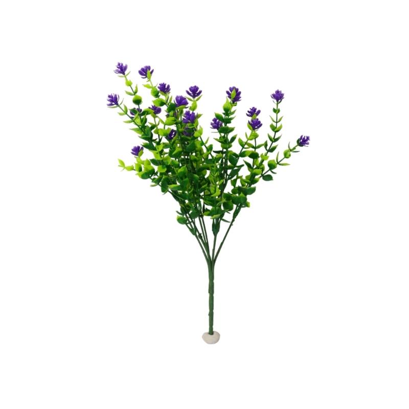 24 Bundles Artificial Flower Bouquets Artificial Flower for Farmhouses Garden Wedding Decorations