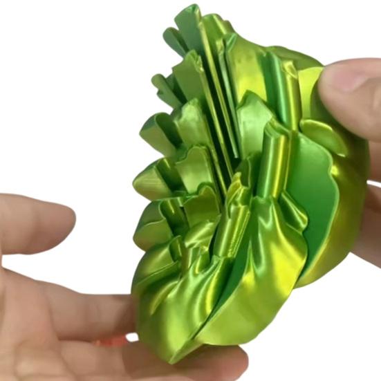 3D Printed Twisting Dumpling Toy, Stress Relief Slippery Spiral Steamed Bun Toy, Articulated Rotating Bun Fidget Desk Toy, Party Favors