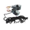 Rope Hoist Pulley System 4400lb 8:1 Ratio Lifting Power Heavy Duty Block Tackle for Lifting Heavy Objects