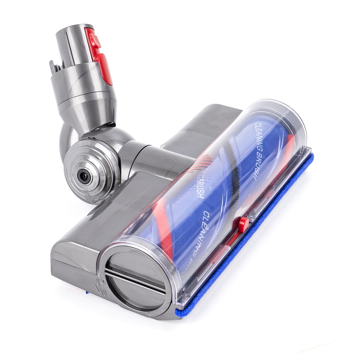 

Электрическая насадка-щетка для пола, совместимая с пылесосами Dyson V7 V8 V10 V11 V15, сменная насадка-швабра с зеленой светодиодной подсветкой для пыли