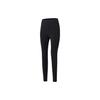 Solid High-Waisted Tight Yoga Fitness 3/4 Sports Leggings Women Leggings Black SC1239082-1