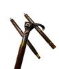 Cat Brass Handle Walking Stick: Victorian Style Wooden Cane Sturdy walking cane 36 inches