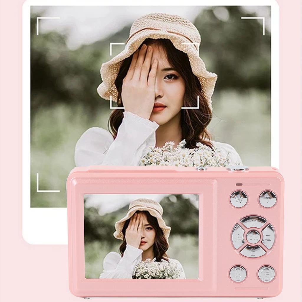 Digital Camera 4K 6 P 2.4inch Screen 18x Digital Zoom Portable Compact Travel Video Camera for Beginner