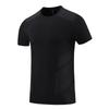 Mens Running T-shirt Breathable Trainin Tops Outdoor Workout Sweatshirt Male Muscle Fit Short Sleeve Tees Gym Sweatshirt Elastic