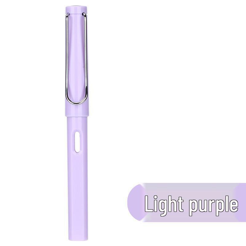Zhengzi Student Fountain Pen - Iridium Gold 0.5mm Nib, 0.38mm Replaceable Ink Capsule, Steel Construction