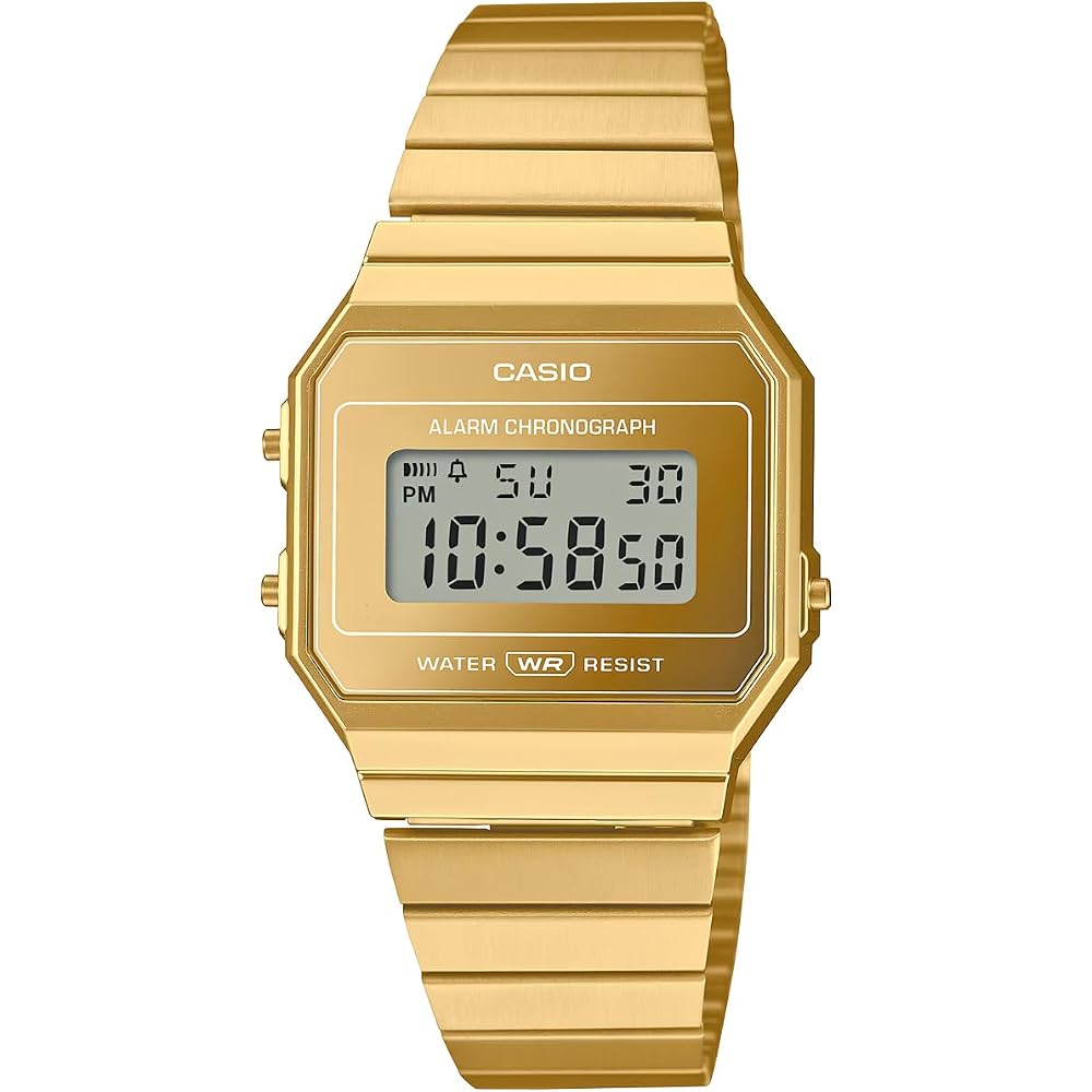 [Casio] CASIO Digital Watch Vintage Series A700WEVG-9A Men s/Women s Gold Overseas Model [Parallel Import]