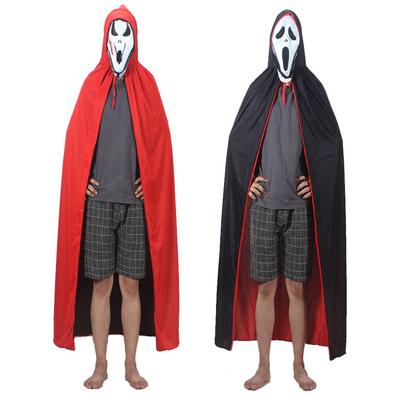 Halloween Costume Stage Performance Double Black and Red Cloak Cloak Cosplay Costume Vampire Cloak