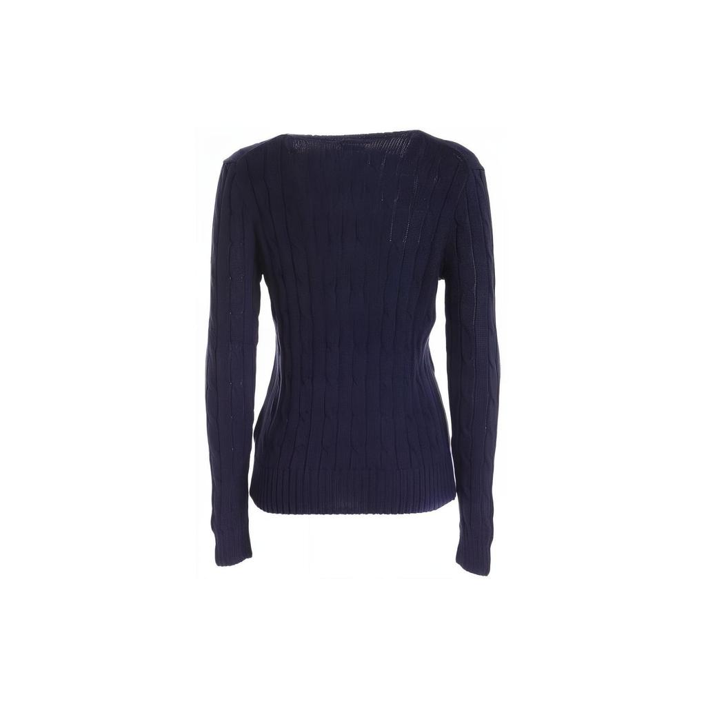Polo Ralph Lauren Solid Slim Fit Sweater Women Sweater Blue 211580008-007