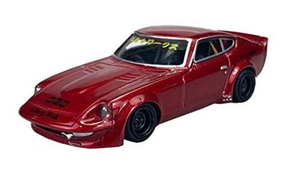 KJ Miniatures LBWK Fairlady S30 Rot Fertigmodell 1/64