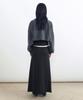 Insilence Woman Knotted Maxi Jersey Skirt Black