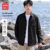 MINISO Men's Long-Sleeve Ice Silk Casual Shirt