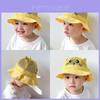 Sombrero de Sol de Verano para Niños con Dibujos, Ala Ancha y Poliéster Transpirable para Jugar al Aire Libre