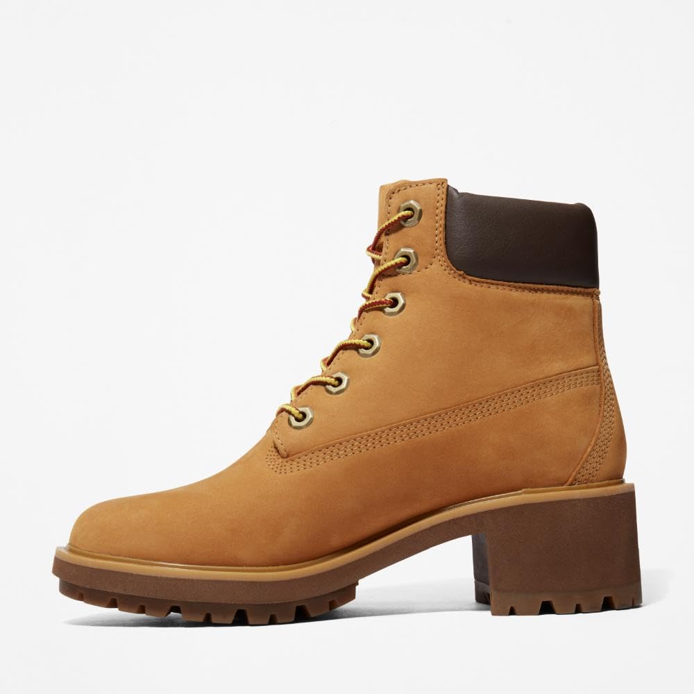 Timberland Kinsley Waterproof Boots for Women TB1A25BS2311 Wheat 6-inch Lace-up 8.5 / 25.5cm