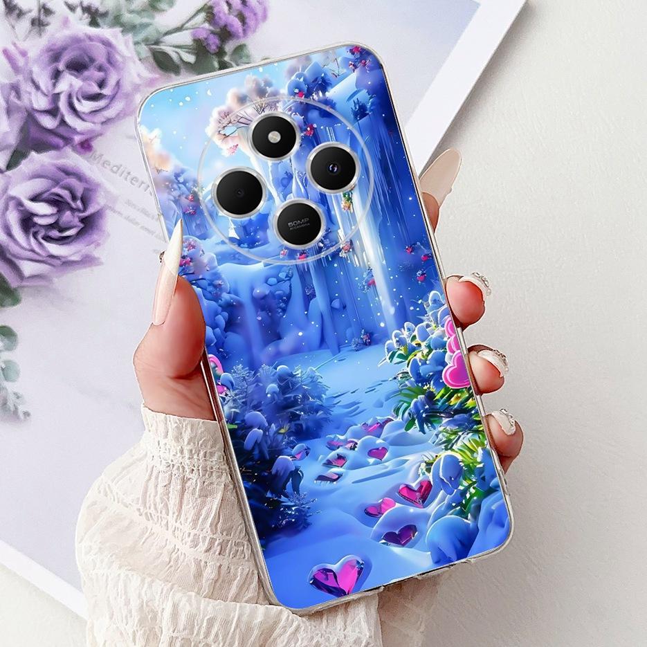 

For Xiaomi Redmi 14C Case PocoC75 Luxury Fashion Painted Cover Soft Silicone Phone Case For Xiaomi Poco C75 Redmi14C Fundas Bags Xiaomi Poco C75