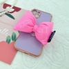 Korea Cute 3D Down Jacket Bowknot Bracket Phone Grip Tok Griptok Lovely Holder Ring For iPhone Samsung Accessories Phone Holder