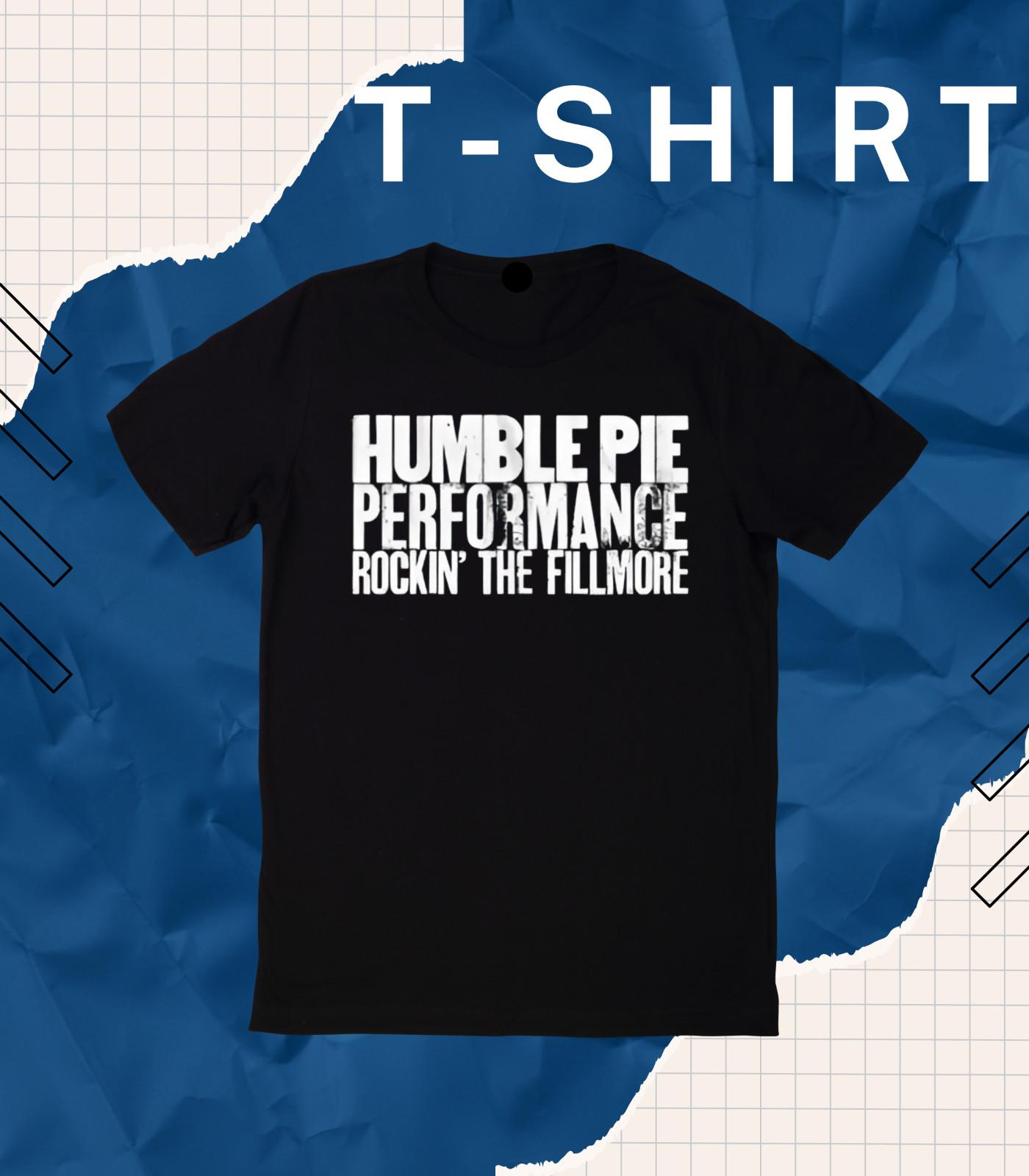 Humble Pie Rockin The Fillmore Men s T Shirt Mens Womens Tees Top Live Performance Hard Rock Band EB M