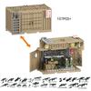 Army Military Soldiers SWAT Container Weapon Cannon Base Model Building Blocks Bricks  Toys Gift