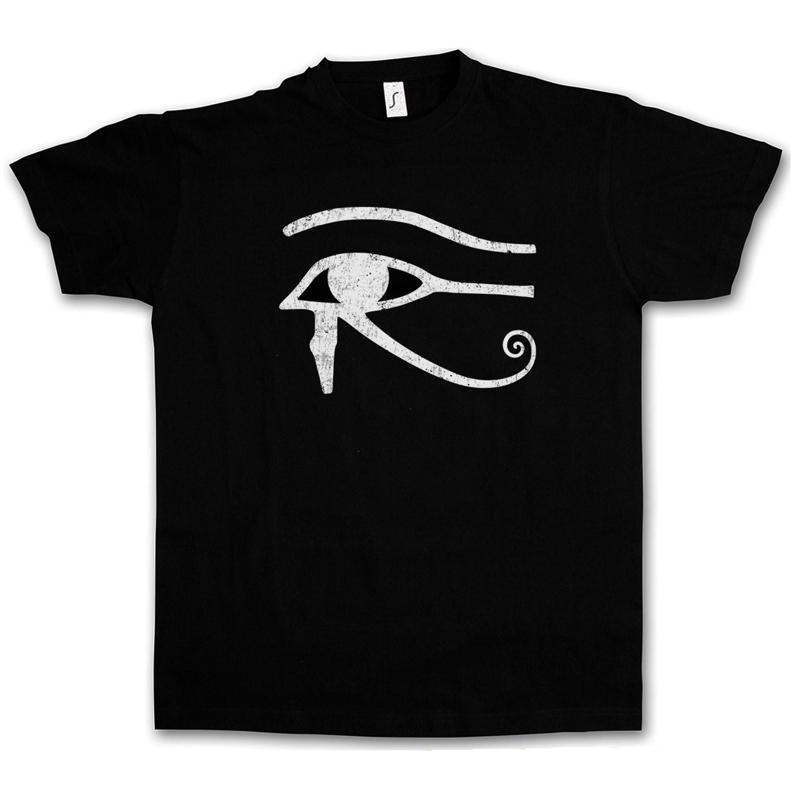 EYE OF HORUS II SIGN T SHIRT Anubis Ra Falcon Sun God Egypt Egyptian