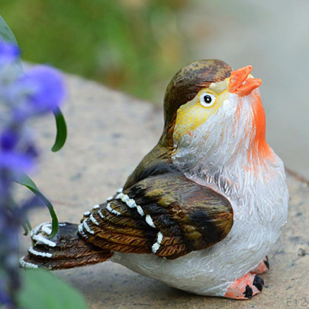 HANGING SMALL BIRD GARDEN STATUE