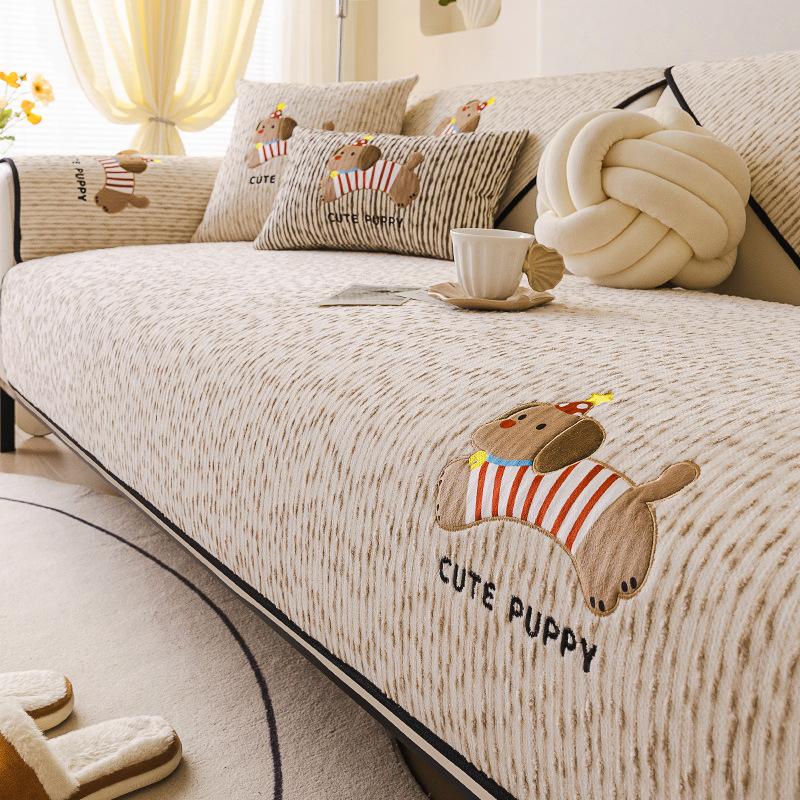 

Chenier Cartoon Sofa Cushion, Universal Seat Cushion For All Seasons, Fixed Non-Slip Sofa Cover Cover New Cover 70*70cm