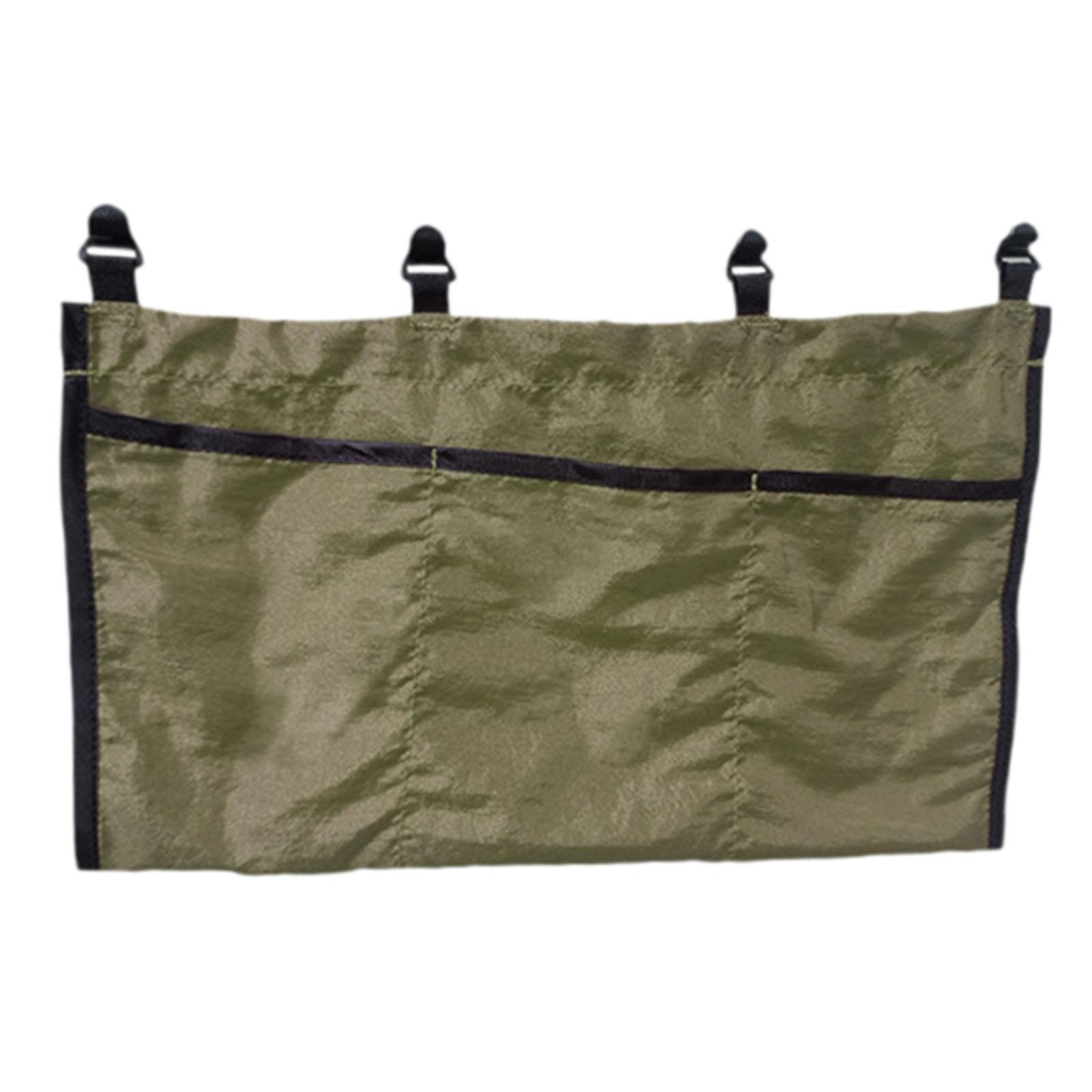 

Outdoor Hammock Storage Bag Sundries Holder Lightweight Large Capacity Portable Multipurpose Organizer for Climbing Traveling темно-зеленого