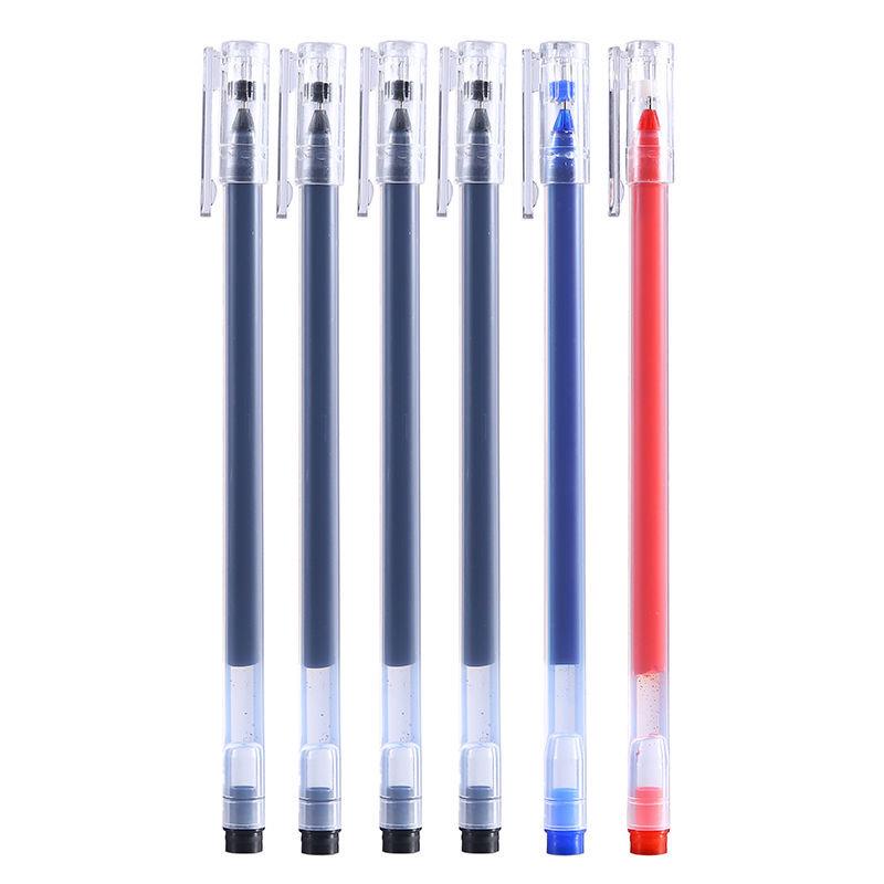 High-Capacity 0.5mm Neutral Pen - Red, Blue, Black for Office & Student Use