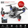 Js22 Foldable Obstacle-avoidance Drone With Hd Camera Colorful Lights Four-axis Remote Control Aircraft