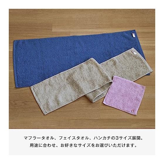 Bloom Imabari Towel Certified Muffler Towel Set of 3 with Sports Towel 20 x 100cm 100% Cotton Made in Japan (Urban)