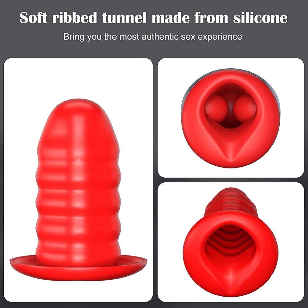 Automatic Inflatable Male Masturbator Cup Vibration Deep Throat Blowjob Sex Machine Adult Sex Toys for Men Penis Masturbation