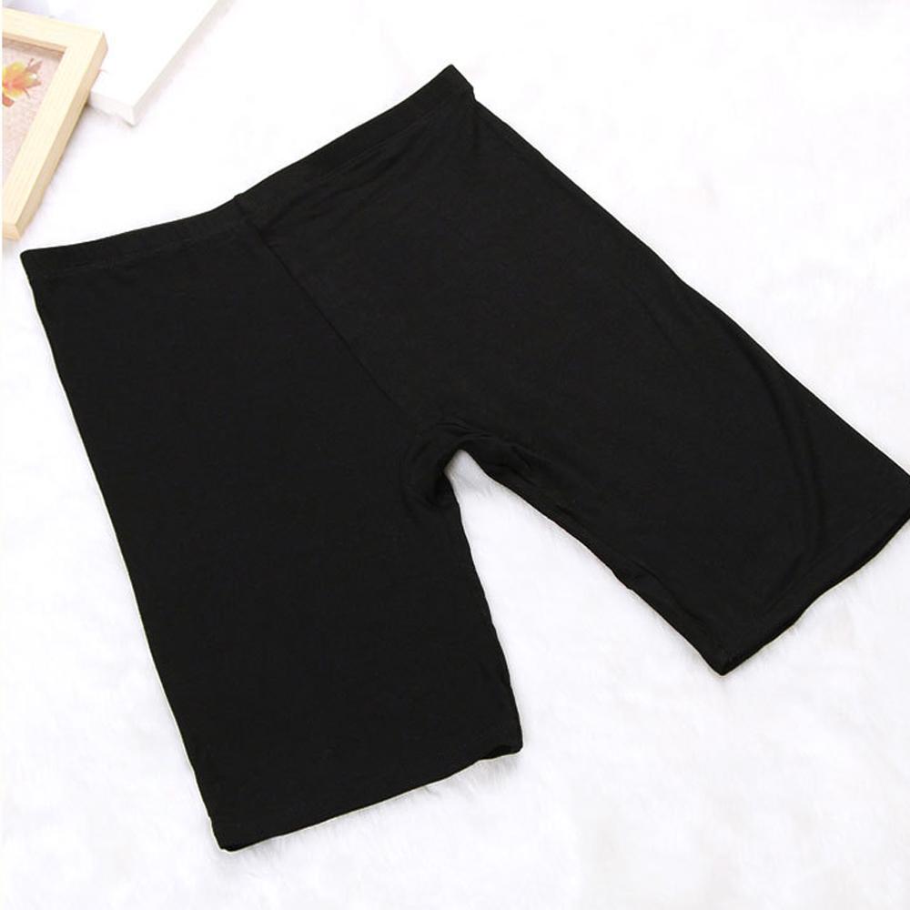 Lässige Damen Baumwollspitze Sicherheits-Flachshorts Elastische Unterwäsche Yoga Leggings Unterrock Höschen
