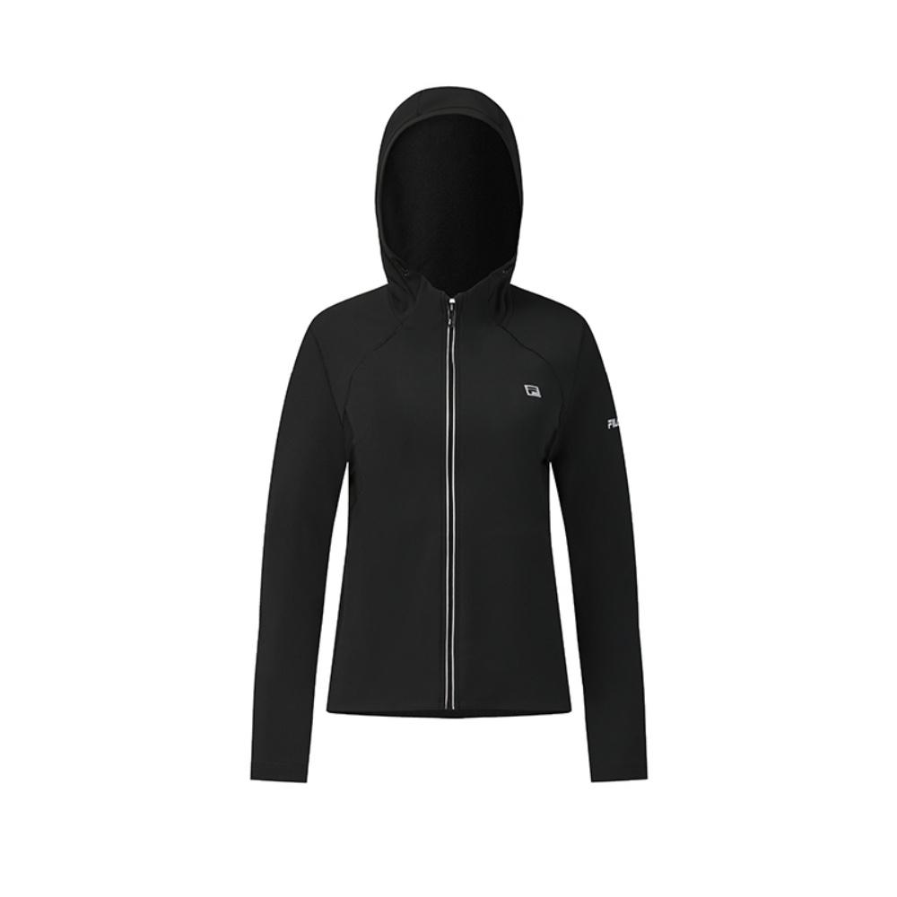 Fila Fleece Warm Classic Personalized Sports Training Casual Comfortable Hooded Jacket Women Jackets A11W611503F-BK