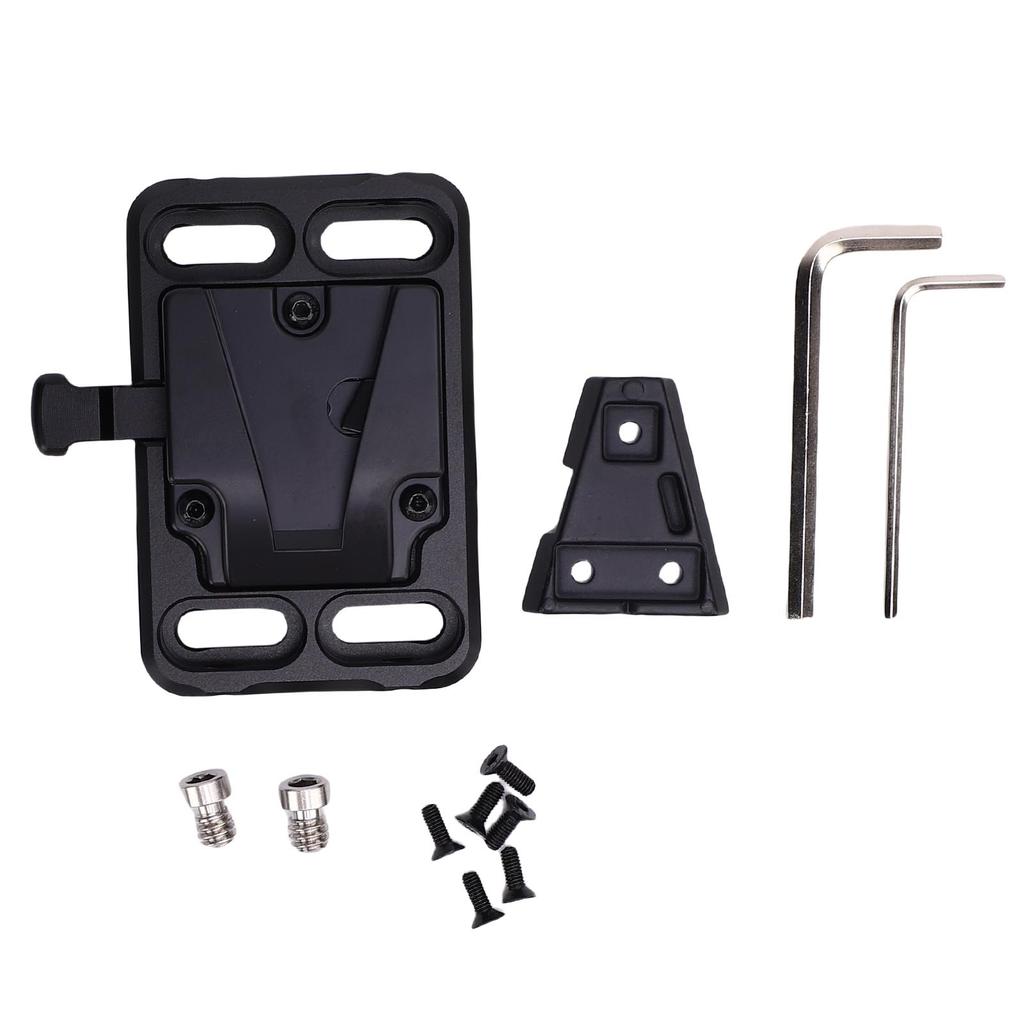 V Mount Battery Plate 1 4in 3 8in Threaded Holes Universal V Lock Battery Mounting Plate for Camera Cage Rig