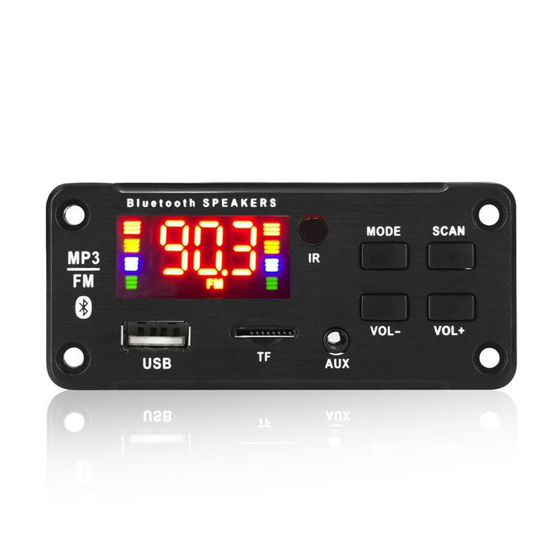 12V Car Mp3 Decoding Board 12V Remote Decoding Board Module Controller Modification Screen Display Amplifier 5.0 Receiver For
