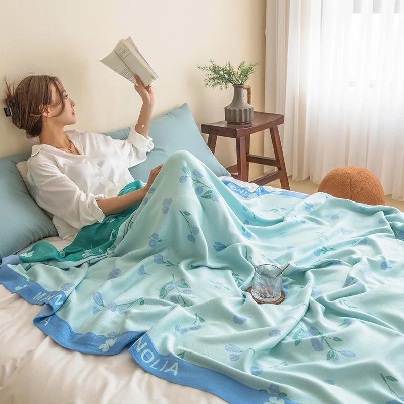 Bamboo fiber blanket, gauze towel, adult summer thin summer cool quilt
