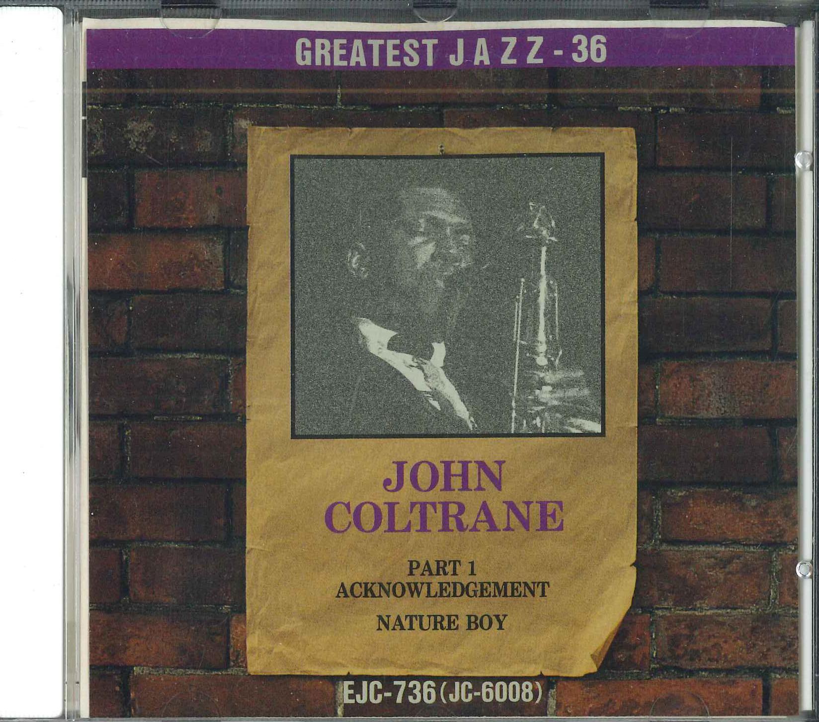 

CD JOHN COLTRANE - Greatest Jazz 36 John Coltrane EJC736 ECHO Japan Jazz Used