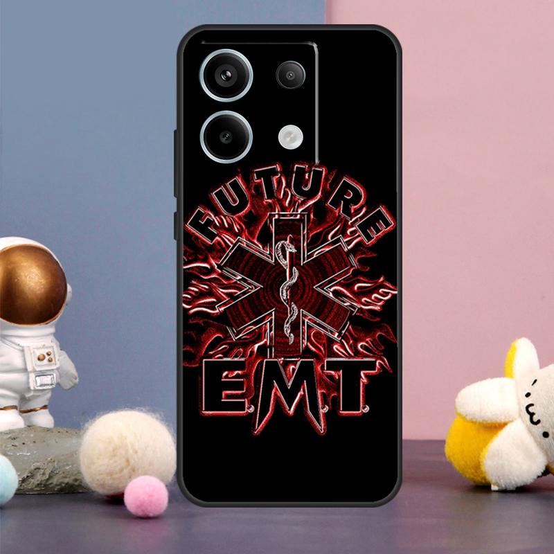 EMT EMS Medical Rescue Case For Xiaomi Redmi Note 13 9 10 11 12 14 15 Pro Plus Redmi 15 15C 14C 10C 12C 13C Cover