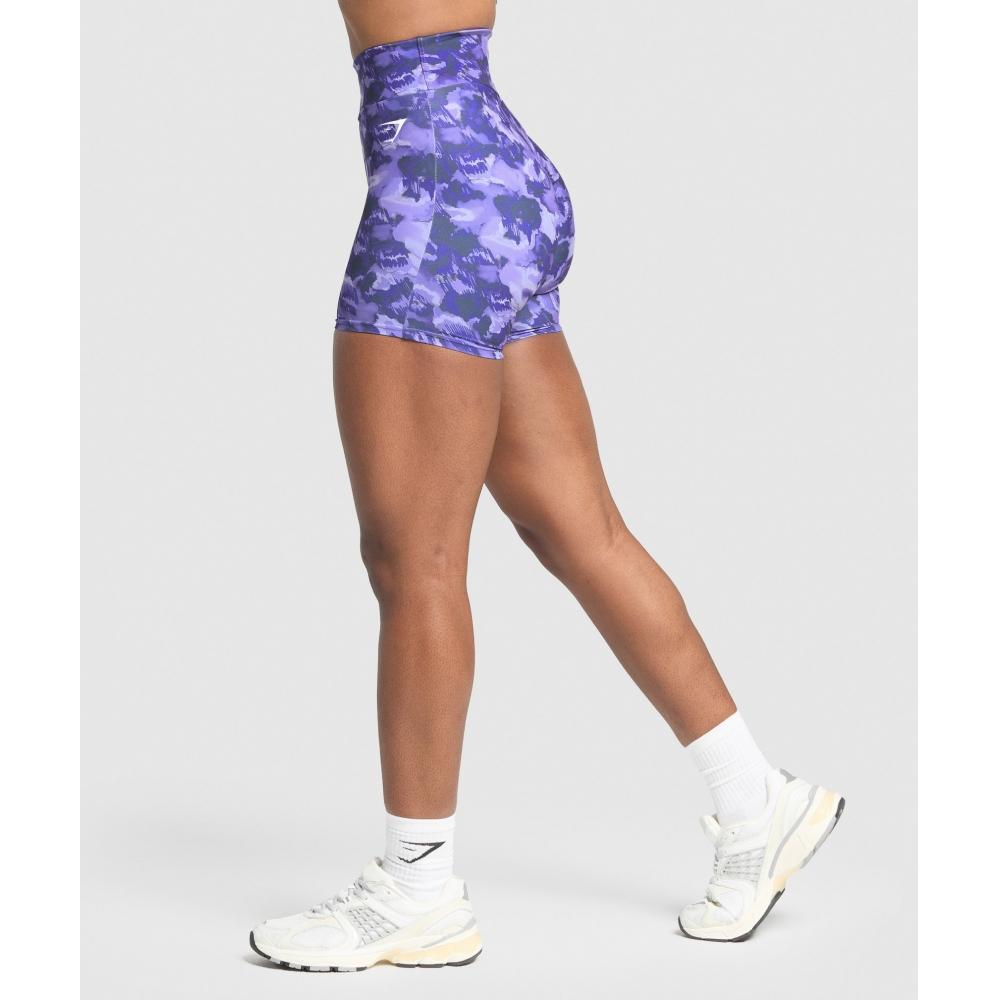 Gymshark Reps Power Tight Shorts Fresh Lilac B4a6u Pb7w