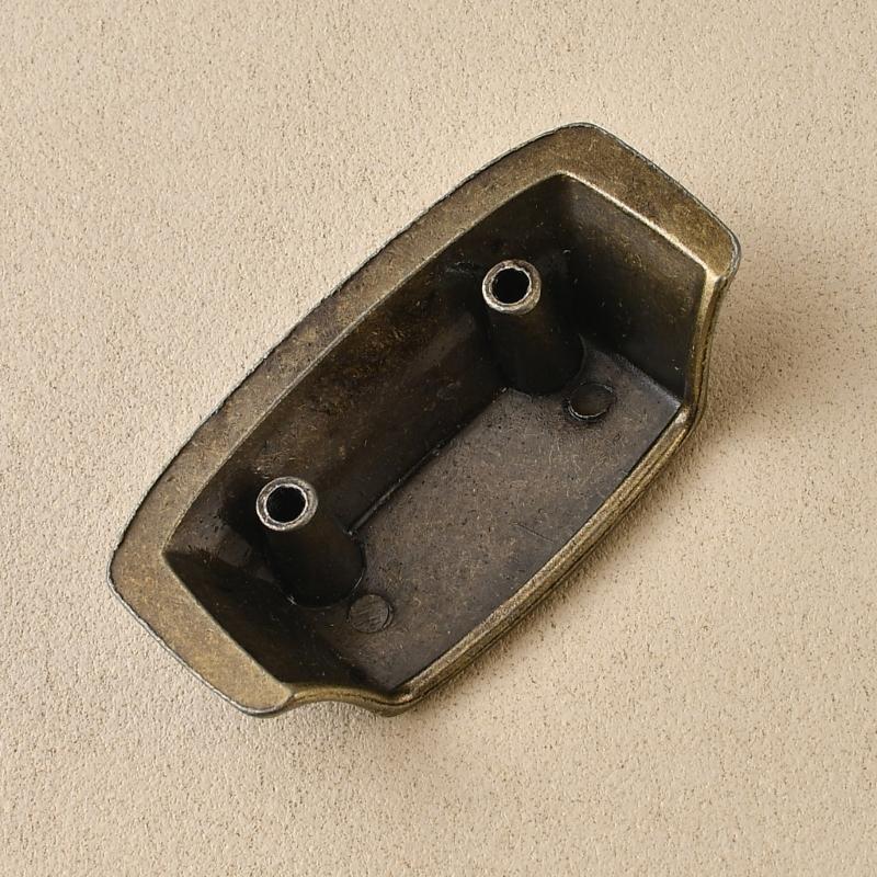 Ergonomic Curvilinear Form Handles for Drawer Entrances Offering Traditional Look and Strong Construction for Residential Application