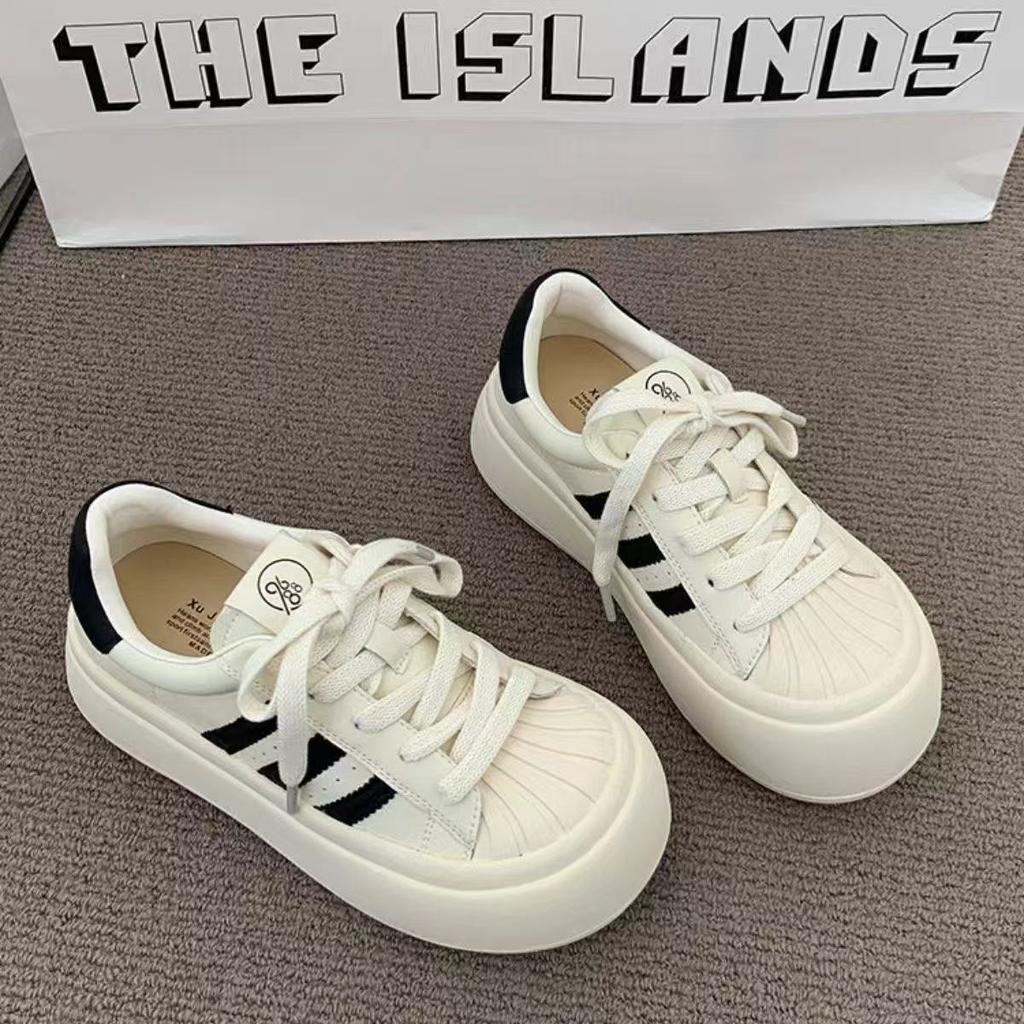 Zhao Ruth big head doll shoes spring platform lace-up bread shoes leisure sports high street board shoes
