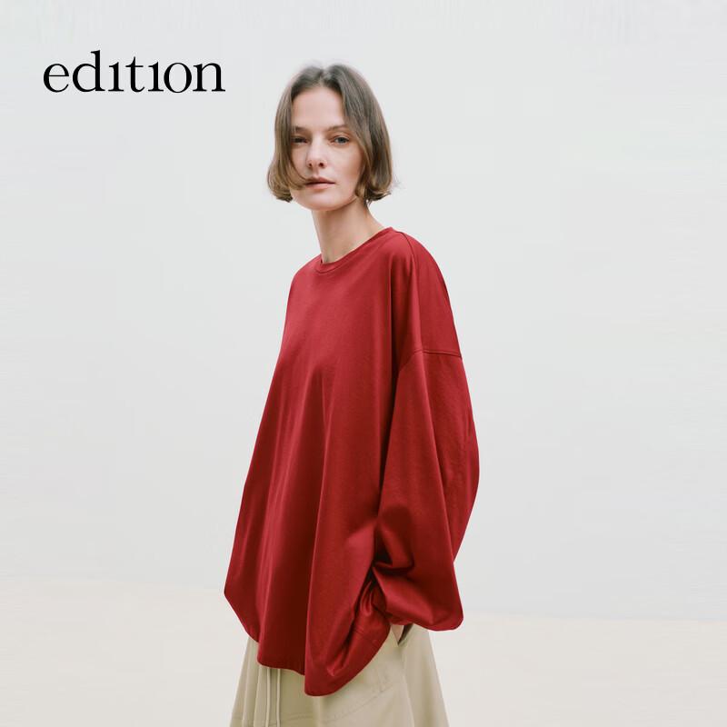 EditionE+ 2026 Spring Relaxed Fit Long-Staple Cotton T-Shirt