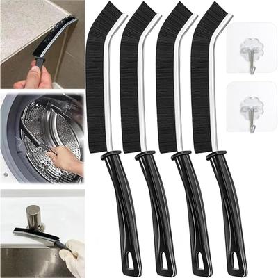 10PCS Gap Brush Toilet Kitchen Tile Bathroom Cleaning Multifunctional Window Slot Groove Dust Brush Hard Bristle Cleaning Brush