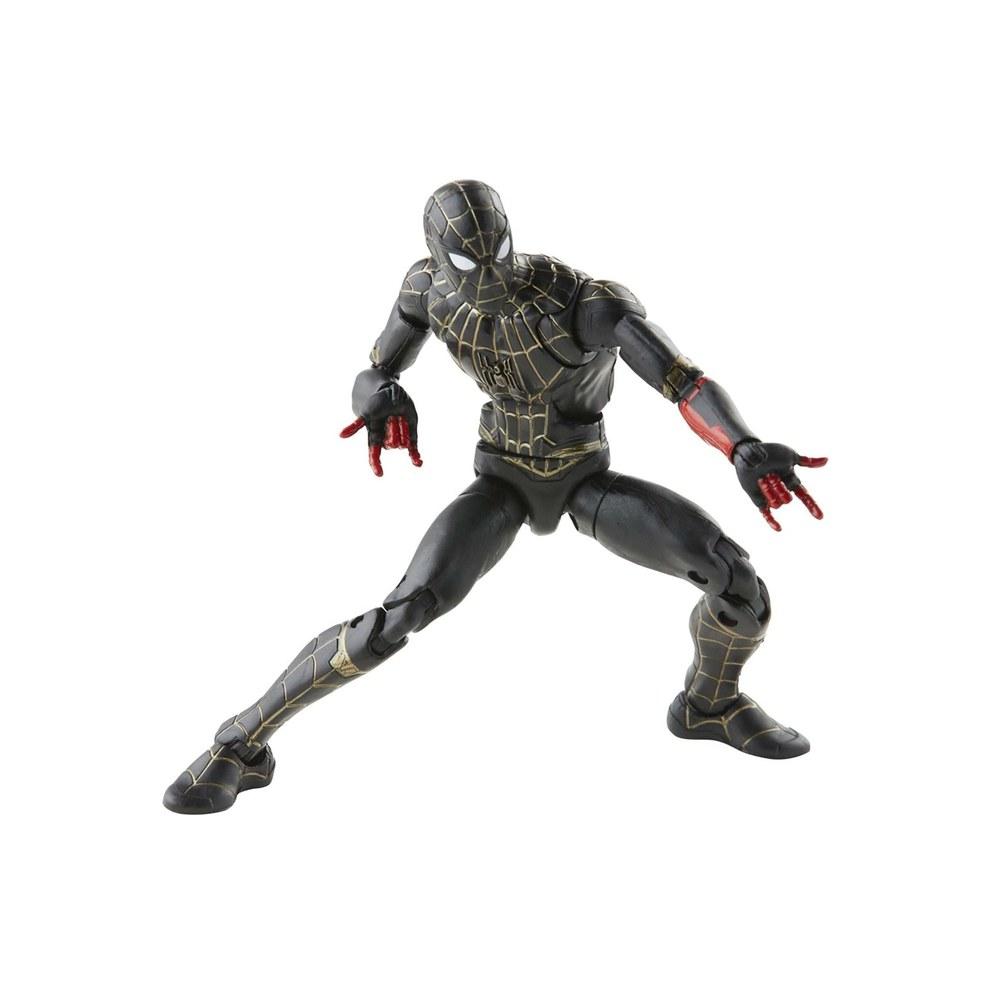 Hasbro Marvel Legends Spider-Man No Way Home Black and Gold Suit 6-Inch Action Figure F3019 Build-A-Figure Parts