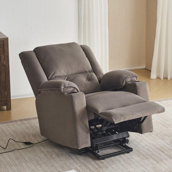 Sofa Chair Remote Control Heating Function Strong Load-bearing High Stability Ergonomic Design Massage Lounge Chair