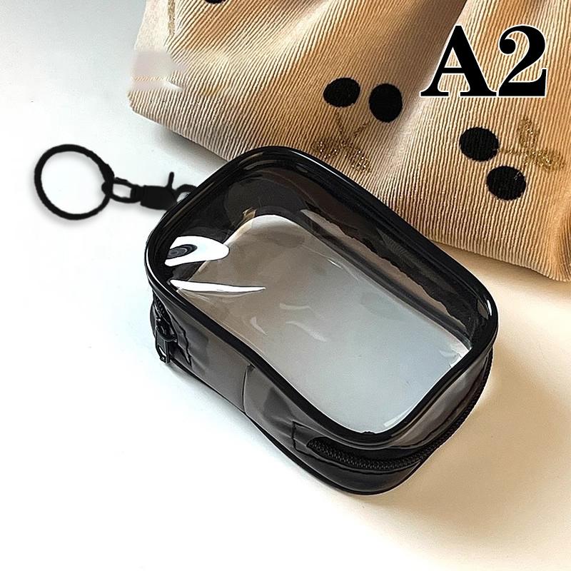 1Pc Jewelry Organizer Storage Box Cute Doll Bag With Keychain Dustproof Case