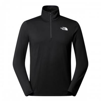 Mens Logo Quarter Zip Long-Sleeved T-Shirt