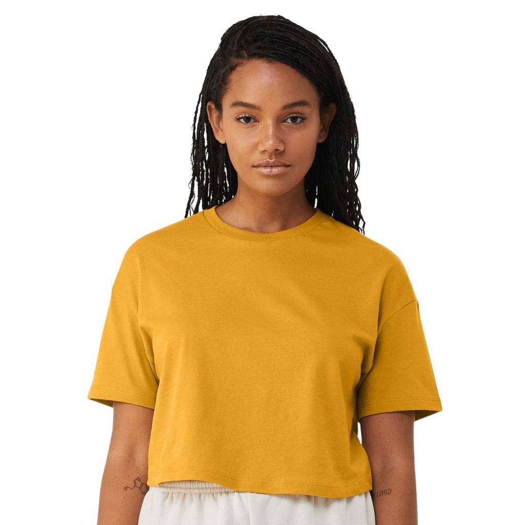 Bella + Canvas Womens/Ladies Jersey Crop T-Shirt