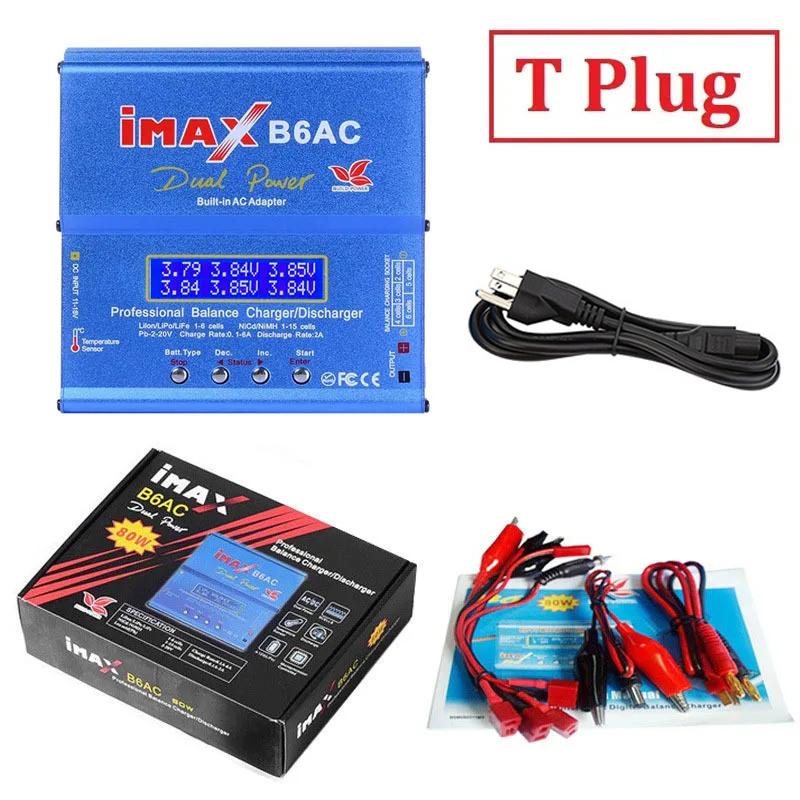 iMAX B6AC 80W 6A Lipo Lader Balancer Voor LiHV Nimh Nicd Lipo Life Li-Ion Pb Batterij Lcd-scherm 2S 3S 4S 5S 6S Lader Ontlading